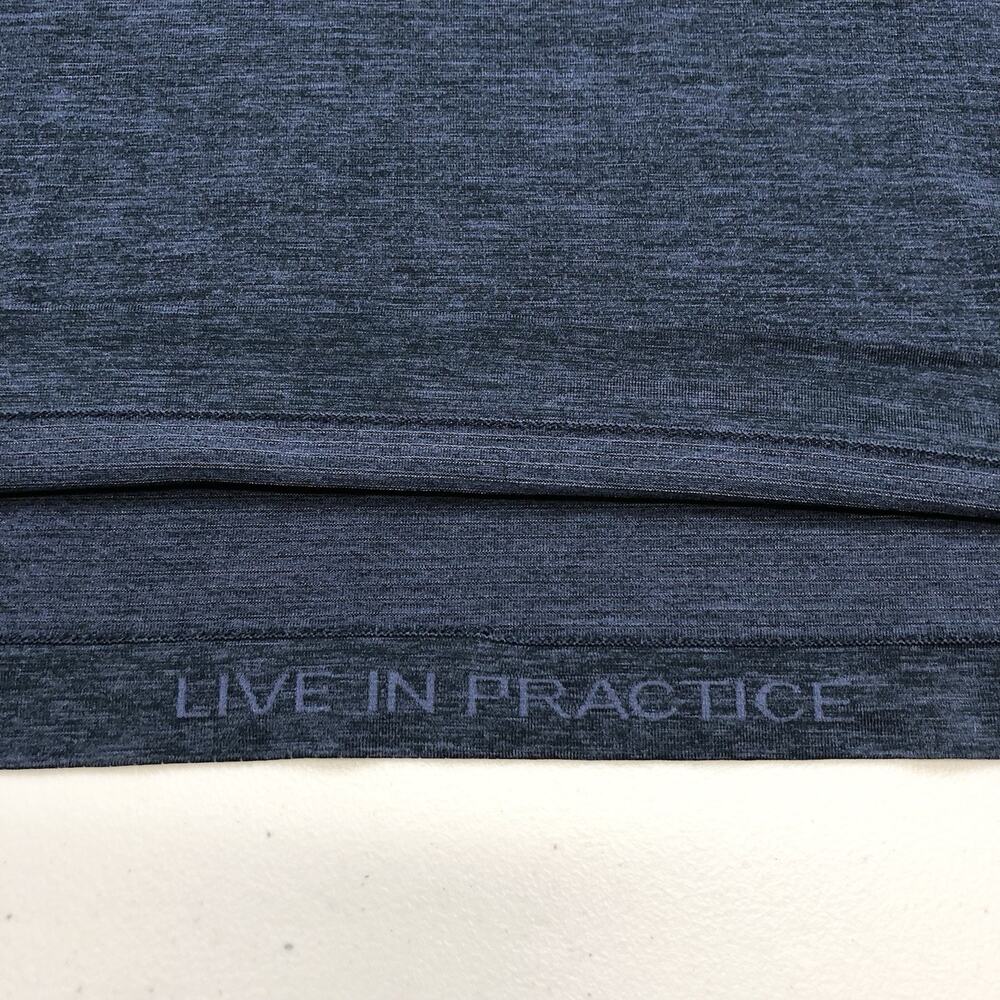 Lululemon Metal Vent Tech Polo Shirt Mens XL Performance Short Sleeve Blue - Picture 5 of 6